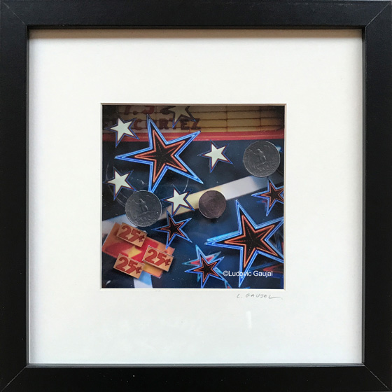 25 cents part 2 - collage 3D - Ludovic Gaujal