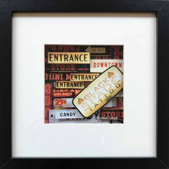 Black Spade Tattoo - Collage 3D - Ludovic Gaujal