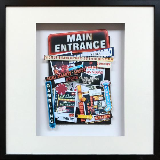 Las Vegas Trip - Collage 3D - Ludovic Gaujal