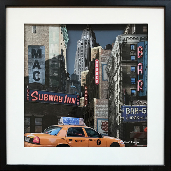 Subway Inn - Collage 3D - Ludovic Gaujal