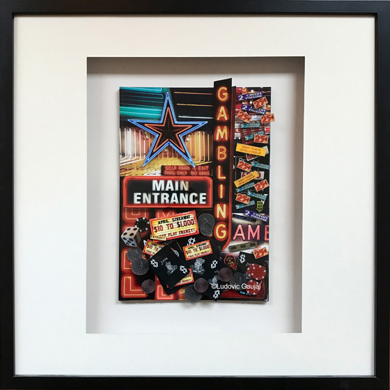 Vegas Gambling - Collage 3D - Ludovic Gaujal