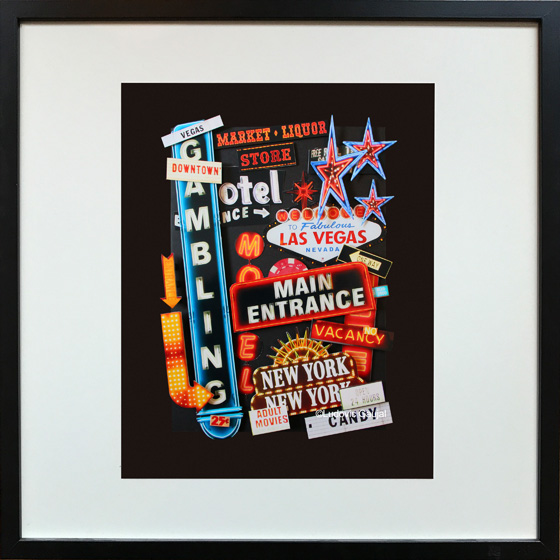Welcome to Fabulous Las Vegas - Collage 3D - Ludovic Gaujal