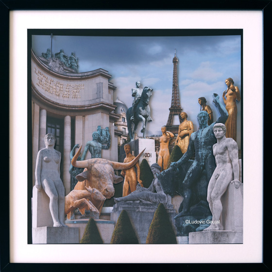 Trocadéro - Collage 3D - Ludovic Gaujal