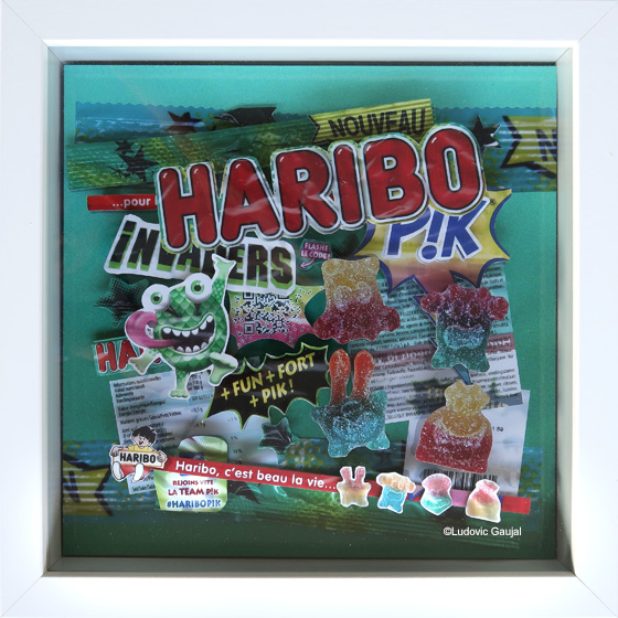 Haribo Invaders - Ludovic Gaujal - Collage 3D