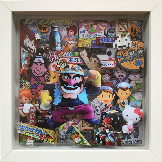 Wario - Collage 3D - Ludovic Gaujal