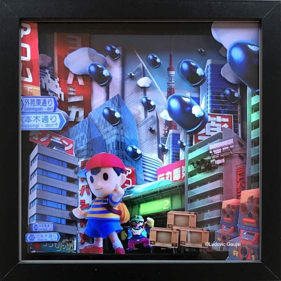 Mario Ness - Collage 3D - Ludovic Gaujal