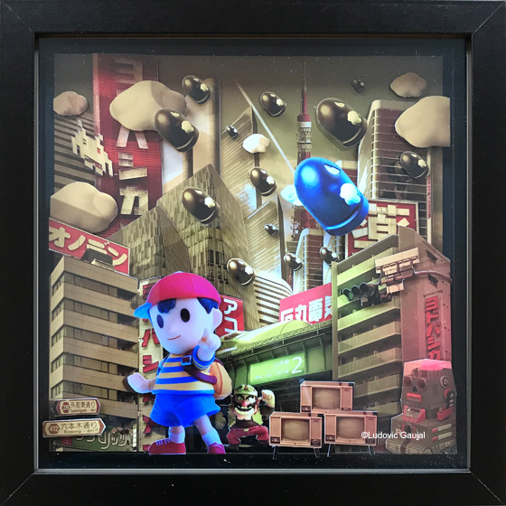 Mario Ness - Collage 3D - Ludovic Gaujal