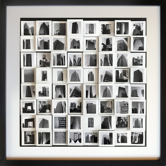 Paris la Défense nb II - Ludovic Gaujal - Collage 3D