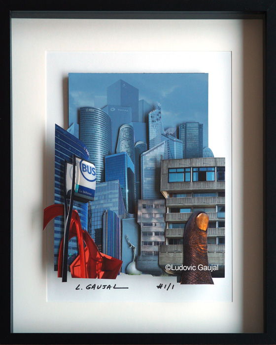 La Défense - Collage 3D - Ludovic Gaujal
