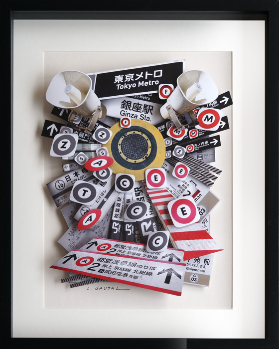 Tokyo Metro II - Ludovic Gaujal - Collage 3D